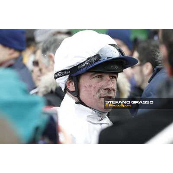 a portrait for Franck Nivard winner of the Prix du Luxembourg - Gr. III Paris - Vincennes, 28th january 2012 ph.Stefano Grasso