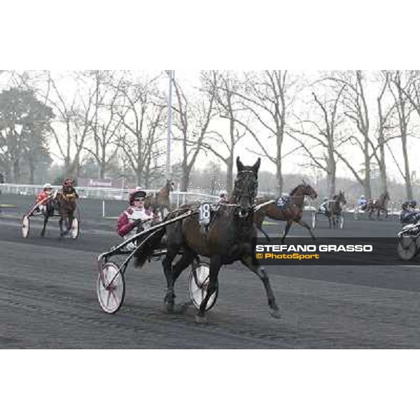 91° Prix d\'Amérique Marionnaud - Franck Nivard and Ready Cash Paris - Vincennes racecourse , 29th january 2012 ph.Stefano Grasso