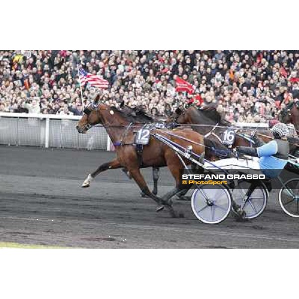 91° Prix d\'Amérique Marionnaud - Timoko -. Ready Cash Paris - Vincennes racecourse , 29th january 2012 ph.Stefano Grasso
