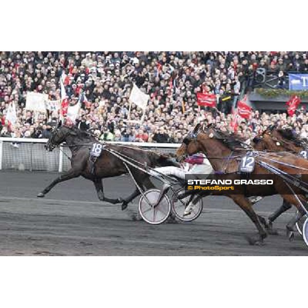 91° Prix d\'Amérique Marionnaud - Franck Nivard and Ready Cash Paris - Vincennes racecourse , 29th january 2012 ph.Stefano Grasso