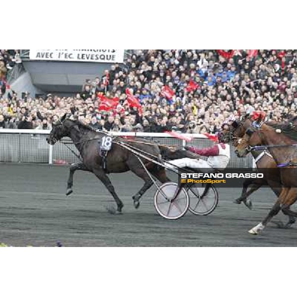 91° Prix d\'Amérique Marionnaud - Franck Nivard and Ready Cash Paris - Vincennes racecourse , 29th january 2012 ph.Stefano Grasso