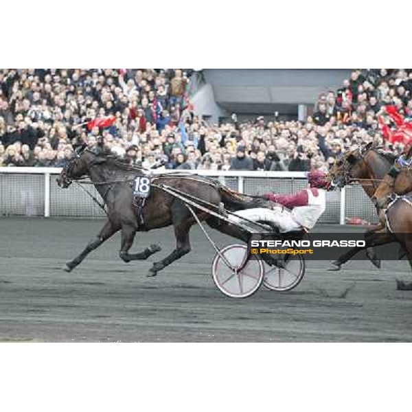 91° Prix d\'Amérique Marionnaud - Franck Nivard and Ready Cash Paris - Vincennes racecourse , 29th january 2012 ph.Stefano Grasso