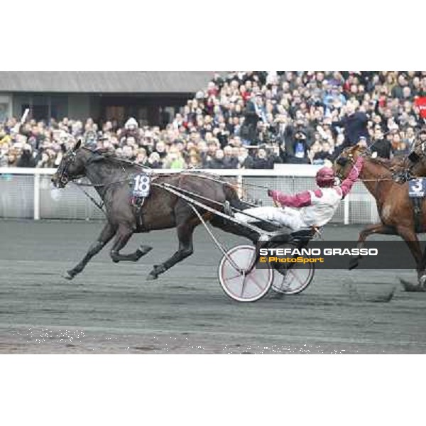 91° Prix d\'Amérique Marionnaud - Franck Nivard and Ready Cash Paris - Vincennes racecourse , 29th january 2012 ph.Stefano Grasso