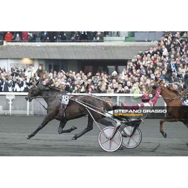 91° Prix d\'Amérique Marionnaud - Franck Nivard and Ready Cash Paris - Vincennes racecourse , 29th january 2012 ph.Stefano Grasso