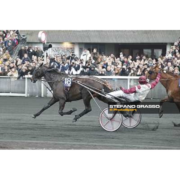 91° Prix d\'Amérique Marionnaud - Franck Nivard and Ready Cash Paris - Vincennes racecourse , 29th january 2012 ph.Stefano Grasso