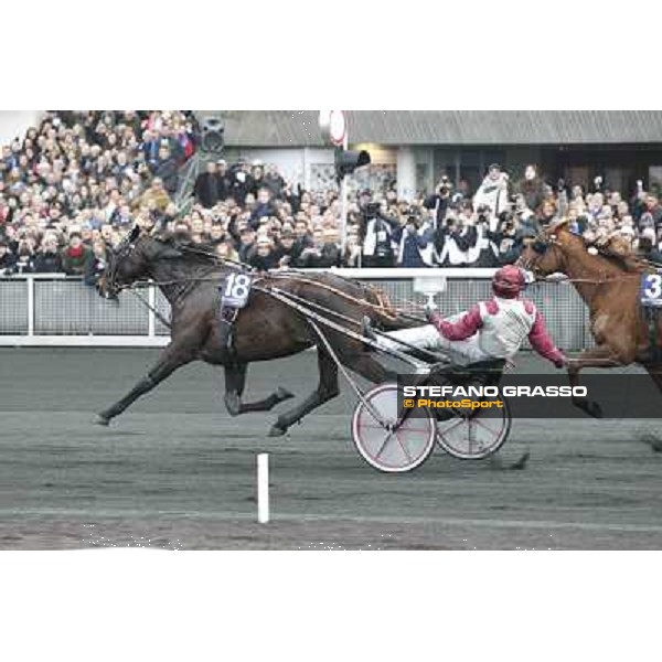91° Prix d\'Amérique Marionnaud - Franck Nivard and Ready Cash Paris - Vincennes racecourse , 29th january 2012 ph.Stefano Grasso