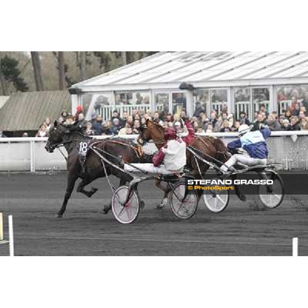 91° Prix d\'Amérique Marionnaud - Franck Nivard and Ready Cash, Eric Raffin and Roxane Griff Paris - Vincennes racecourse , 29th january 2012 ph.Stefano Grasso
