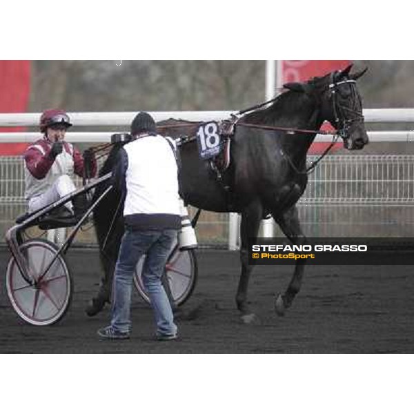91° Prix d\'Amérique Marionnaud - Franck Nivard and Ready Cash Paris - Vincennes racecourse , 29th january 2012 ph.Stefano Grasso