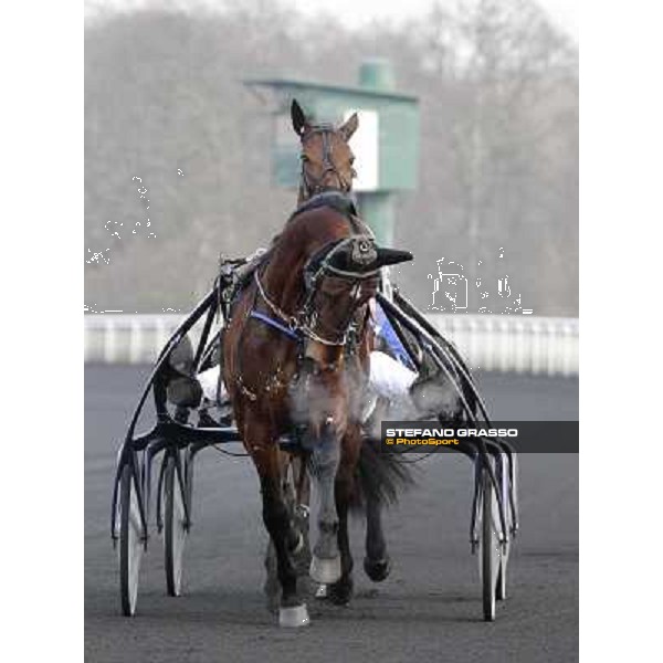 Mineiro AS and Lisa America Paris - Vincennes racecourse , 29th january 2012 ph.Stefano Grasso