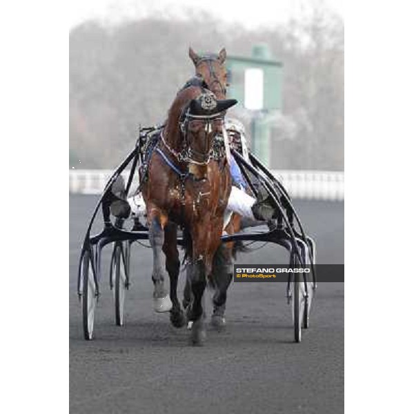 Mineiro AS and Lisa America Paris - Vincennes racecourse , 29th january 2012 ph.Stefano Grasso