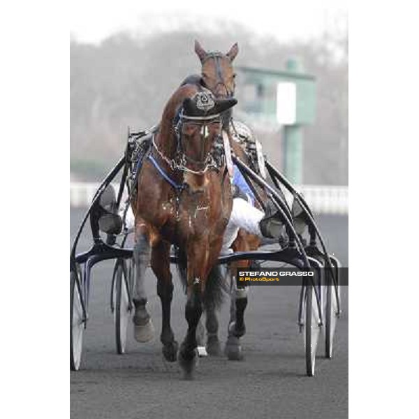 Mineiro AS and Lisa America Paris - Vincennes racecourse , 29th january 2012 ph.Stefano Grasso