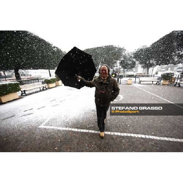 Rome Capannelle racecourse - Races cancelled ! trainer Riccardo Menichetti Rome, 11th febr. 2012 ph.Stefano Grasso