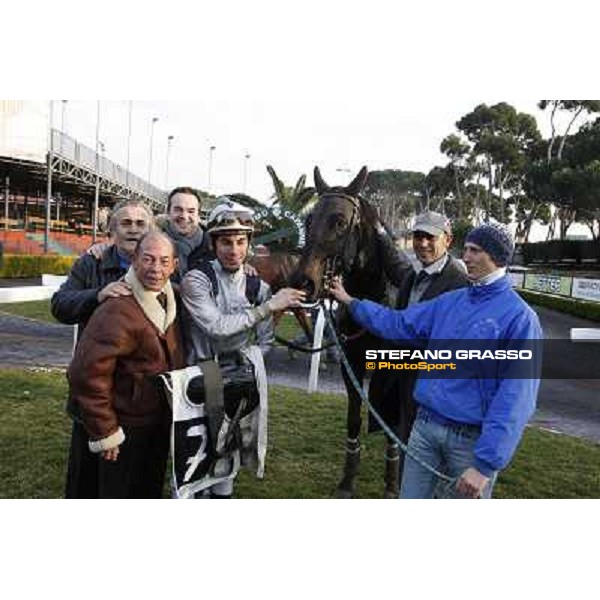 Ervan Chazelle with Suzhi wins the 64° Gran Corsa Siepi di Roma Rome, 13th febr. 2012 ph.Stefano Grasso