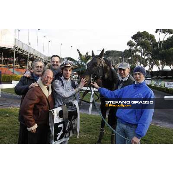 Ervan Chazelle with Suzhi wins the 64° Gran Corsa Siepi di Roma Rome, 13th febr. 2012 ph.Stefano Grasso