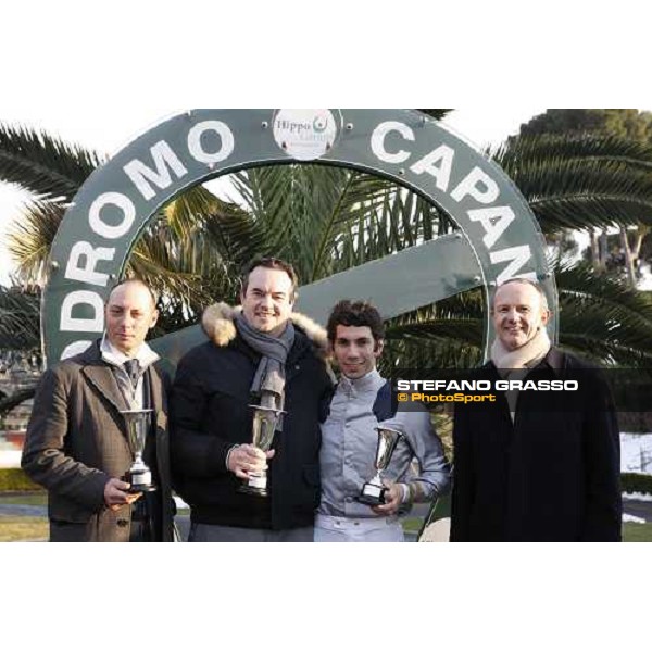 Ervan Chazelle with Suzhi wins the 64° Gran Corsa Siepi di Roma Rome, 13th febr. 2012 ph.Stefano Grasso