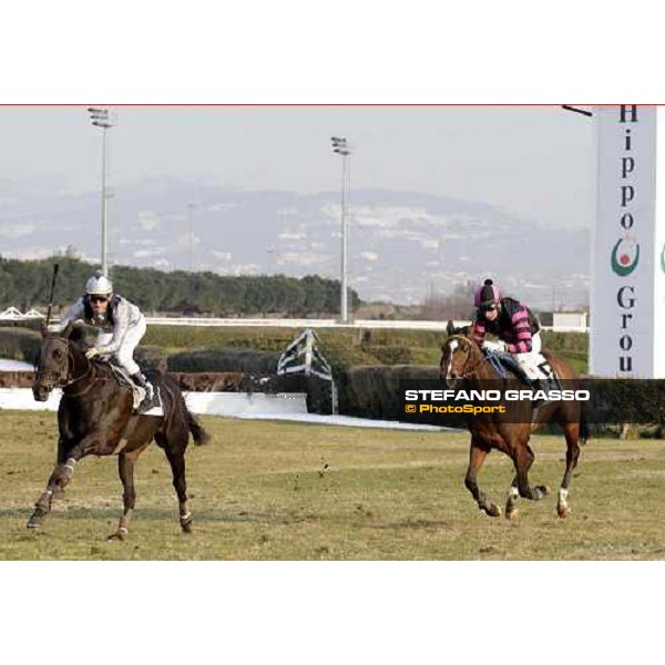 Ervan Chazelle with Suzhi wins the 64° Gran Corsa Siepi di Roma Rome, 13th febr. 2012 ph.Stefano Grasso