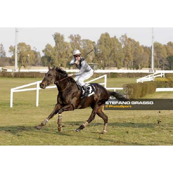 Ervan Chazelle with Suzhi wins the 64° Gran Corsa Siepi di Roma Rome, 13th febr. 2012 ph.Stefano Grasso