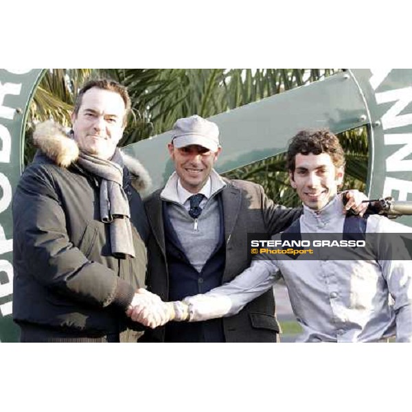 Ervan Chazelle with Suzhi wins the 64° Gran Corsa Siepi di Roma Rome, 13th febr. 2012 ph.Stefano Grasso