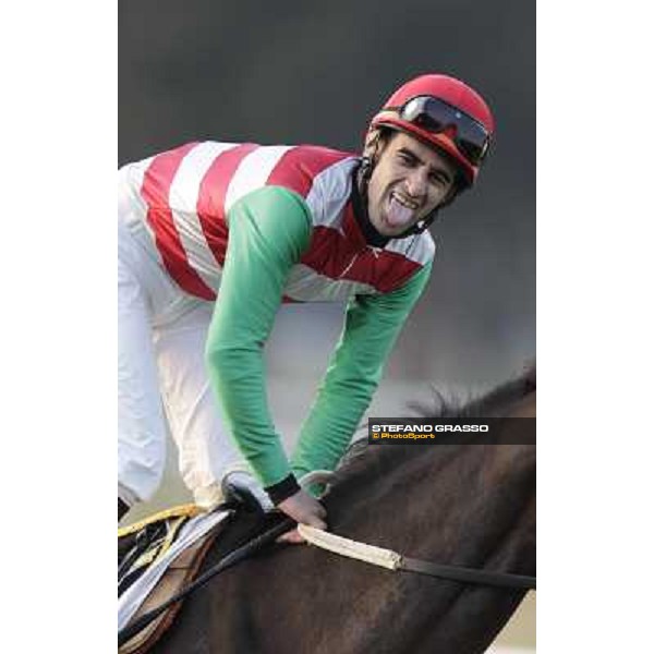 a portrait for Fabio Branca after winning 4 races in the same day ! Pisa - San Rossore racecourse, 4th march 2012 ph.Stefano Grasso