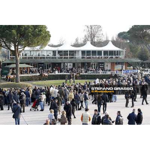 racegoers and the paddock Pisa - San Rossore racecourse, 4th march 2012 ph.Stefano Grasso