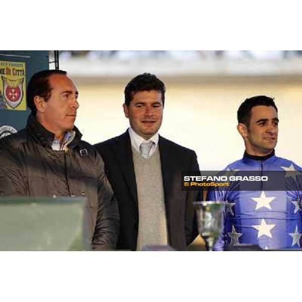 Prize giving for Cash Finance\'s connection after winning the Premio Andreina Pisa - San Rossore racecourse, 4th march 2012 ph.Stefano Grasso