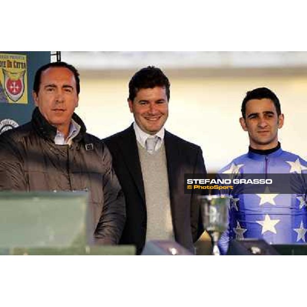 Prize giving for Cash Finance\'s connection after winning the Premio Andreina Pisa - San Rossore racecourse, 4th march 2012 ph.Stefano Grasso