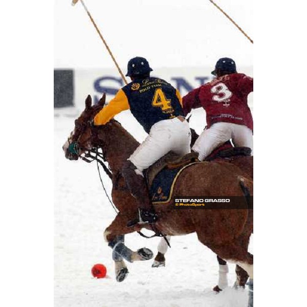 Cortina winter polo Cup 2004 Lake of Misurina febr. 21 2004 ph.Stefano Grasso