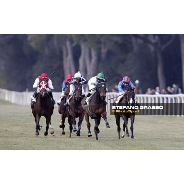 Maria Moneta on Prince Apollo wins the Premio S.I.R.E. - 2nd Laghat (at right) Pisa - San Rossore racecourse, 4th march 2012 ph.Stefano Grasso