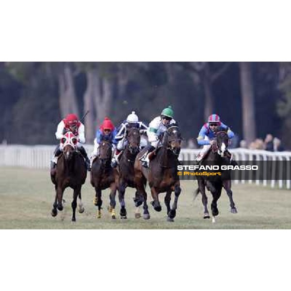 Maria Moneta on Prince Apollo wins the Premio S.I.R.E. - 2nd Laghat (at right) Pisa - San Rossore racecourse, 4th march 2012 ph.Stefano Grasso