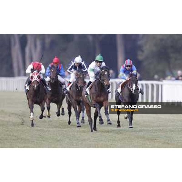 Maria Moneta on Prince Apollo wins the Premio S.I.R.E. - 2nd Laghat (at right) Pisa - San Rossore racecourse, 4th march 2012 ph.Stefano Grasso