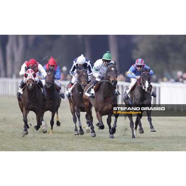 Maria Moneta on Prince Apollo wins the Premio S.I.R.E. - 2nd Laghat (at right) Pisa - San Rossore racecourse, 4th march 2012 ph.Stefano Grasso