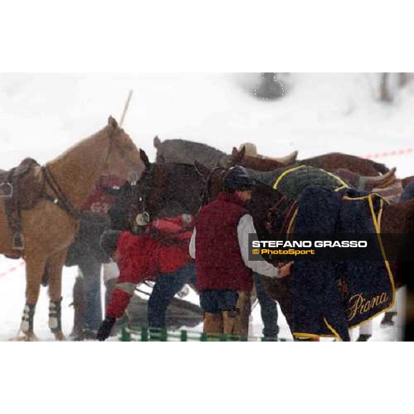 Cortina winter polo Cup 2004 Lake of Misurina febr. 21 2004 ph.Stefano Grasso