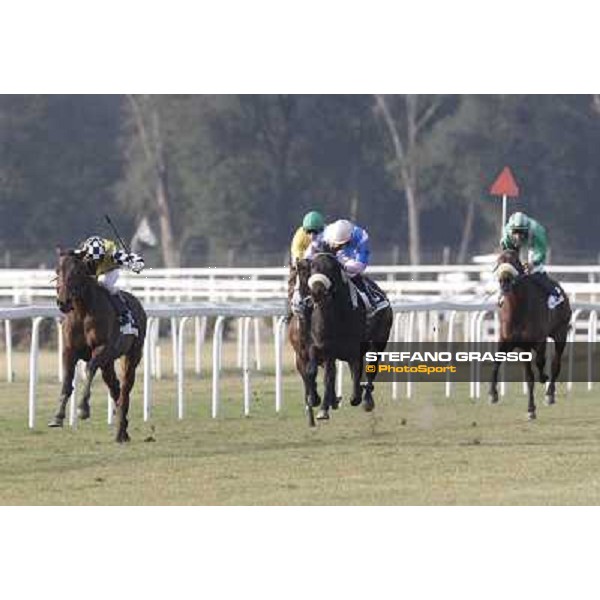 Marco Monteriso on Disappear goes to win the Premio Barbaricina Pisa - San Rossore racecourse, 4th march 2012 ph.Stefano Grasso