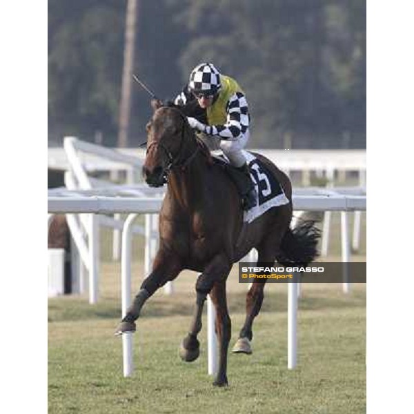 Marco Monteriso on Disappear goes to win the Premio Barbaricina Pisa - San Rossore racecourse, 4th march 2012 ph.Stefano Grasso