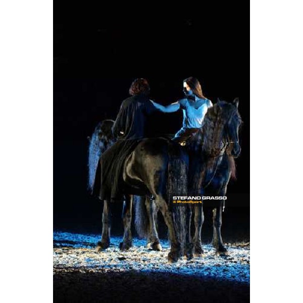 106.a Fiera Cavalli Galà d\'Oro - show equestre Verona 6 ottobre 2004 ph. Stefano Grasso