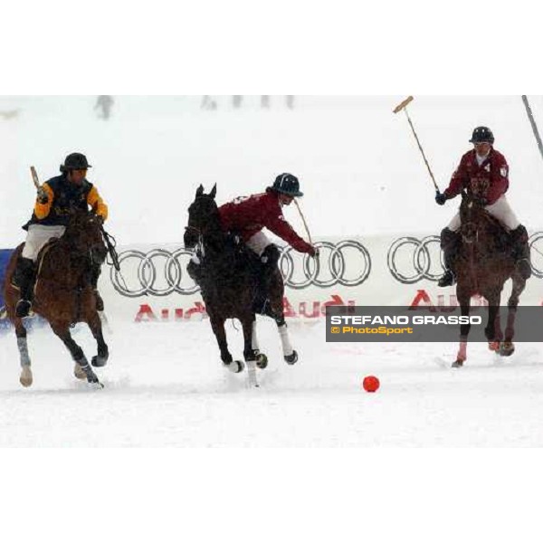 Cortina winter polo Cup 2004 Lake of Misurina febr. 21 2004 ph.Stefano Grasso