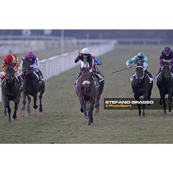 Fabio Branca on Marshade wins the Premio Federico Regoli Pisa - San Rossore racecourse, 4th march 2012 ph.Stefano Grasso