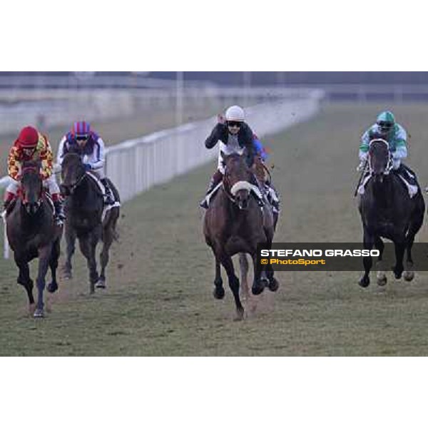 Fabio Branca on Marshade wins the Premio Federico Regoli Pisa - San Rossore racecourse, 4th march 2012 ph.Stefano Grasso