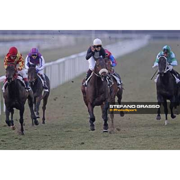 Fabio Branca on Marshade wins the Premio Federico Regoli Pisa - San Rossore racecourse, 4th march 2012 ph.Stefano Grasso