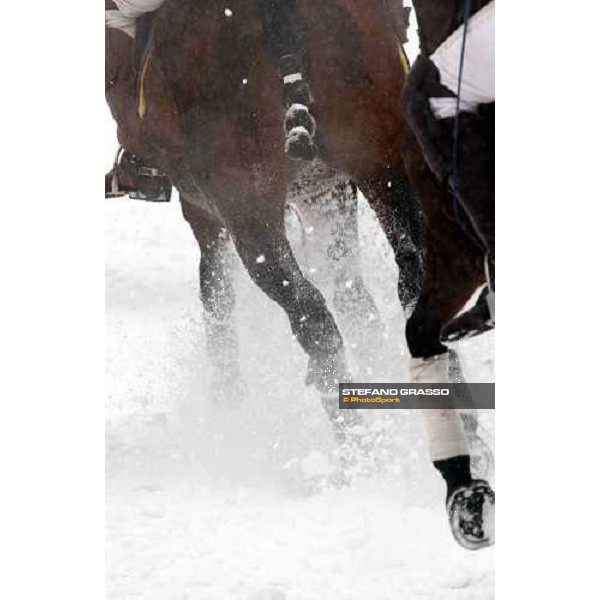Cortina winter polo Cup 2004 Lake of Misurina febr. 21 2004 ph.Stefano Grasso