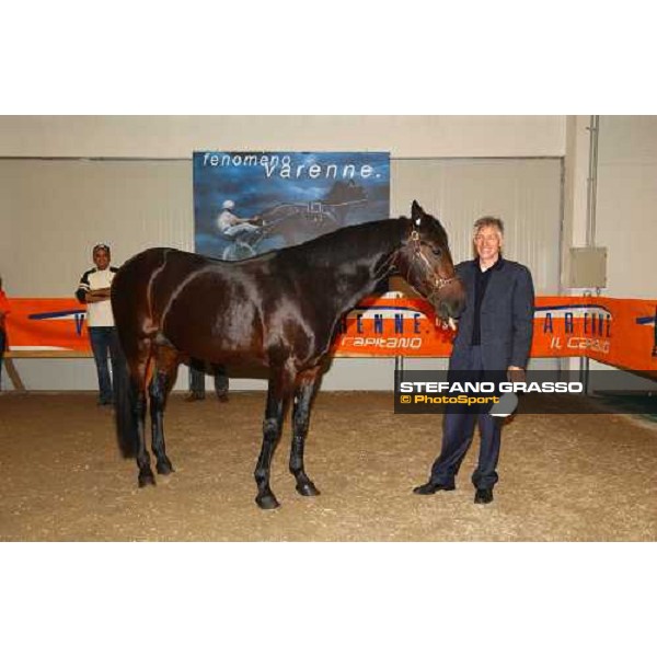Fiera Cavalli 2004- Francesco Moser e Varenne Verona, 6 ottobre 2004 ph. Stefano Grasso