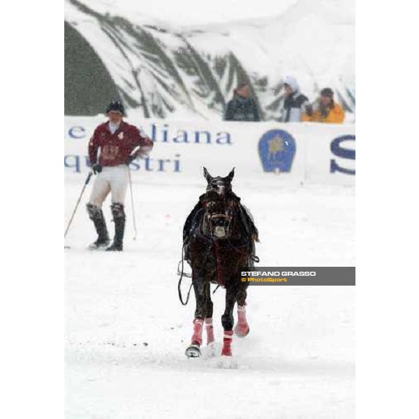 Cortina winter polo Cup 2004 Lake of Misurina febr. 21 2004 ph.Stefano Grasso