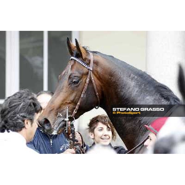 Bruno Grizzetti and Lexis Milano - San Siro racecourse,18th march 2012 ph.Stefano Grasso