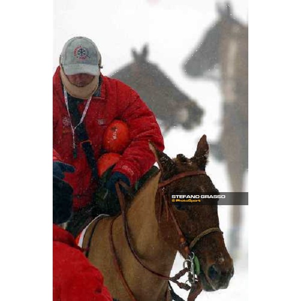 Cortina winter polo Cup 2004 Lake of Misurina febr. 21 2004 ph.Stefano Grasso