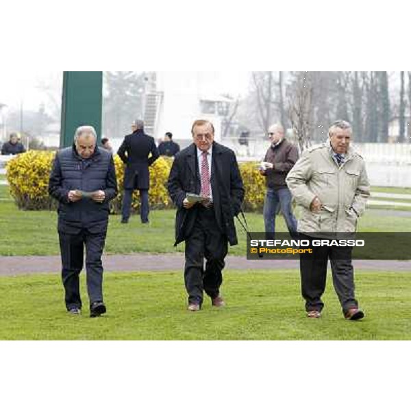 dott.Pianca with Alduino and Giuseppe Botti Milano - San Siro racecourse,18th march 2012 ph.Stefano Grasso