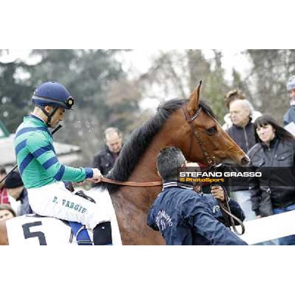 Dario Vargiu on Lui e la Luna Milano - San Siro racecourse,18th march 2012 ph.Stefano Grasso