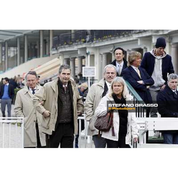 Isabella Bezzera, on.Mura, Francesco Bruto,ing.Romeo Milano - San Siro racecourse,18th march 2012 ph.Stefano Grasso