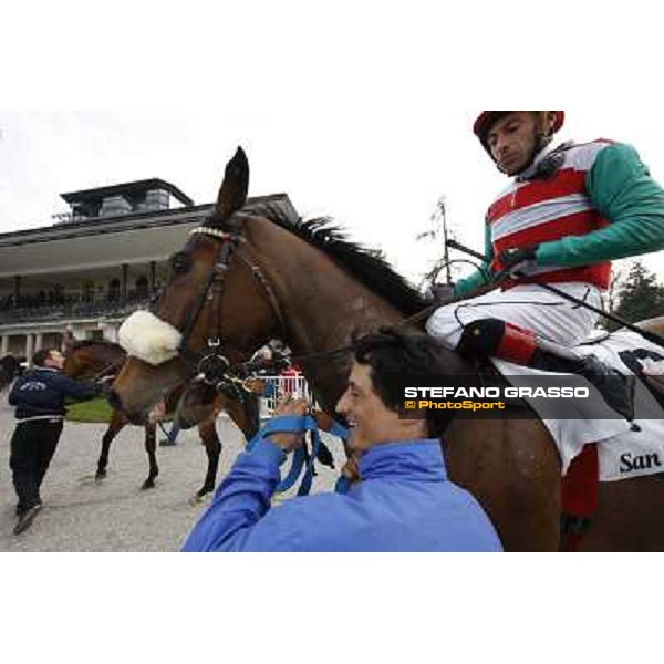 Mario Esposito on Smoking Joe Milano - San Siro racecourse,18th march 2012 ph.Stefano Grasso