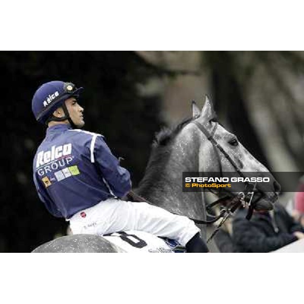 Dario Vargiu on Perle Clair Milano - San Siro racecourse,18th march 2012 ph.Stefano Grasso