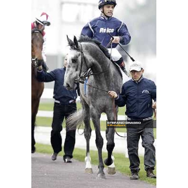 Dario Vargiu on Perle Clair Milano - San Siro racecourse,18th march 2012 ph.Stefano Grasso